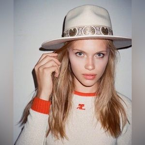 Lack Of Color Ivory/Brown Beverly Hat